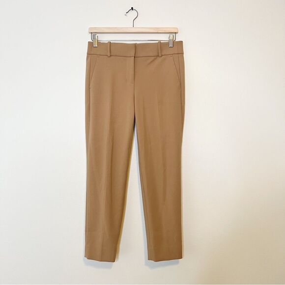 J.Crew Cameron Slim Cropped Pants in Tan NEW Size 6P Career Classic Office - Picture 4 of 11